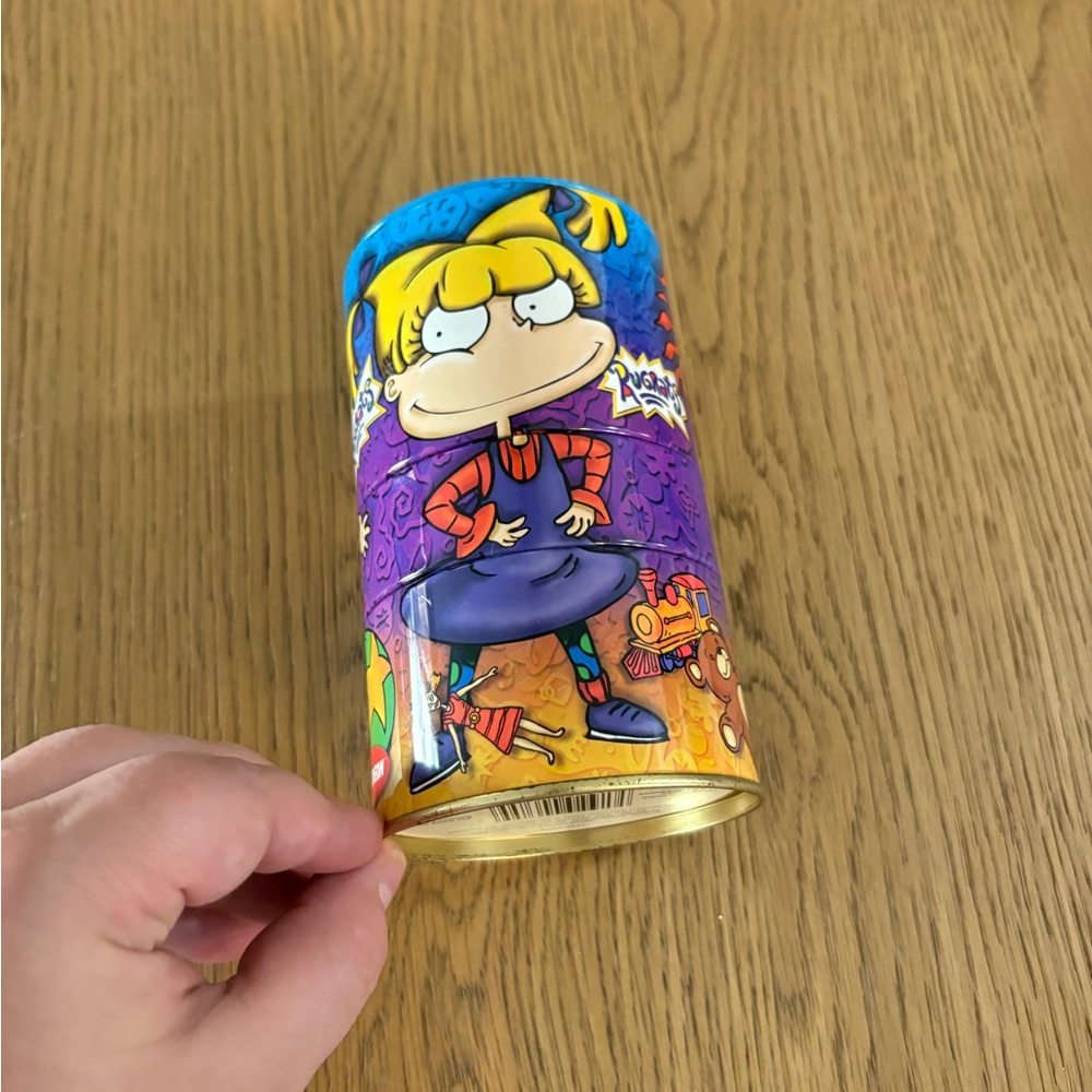 Purple Cartoon Character Storage Can